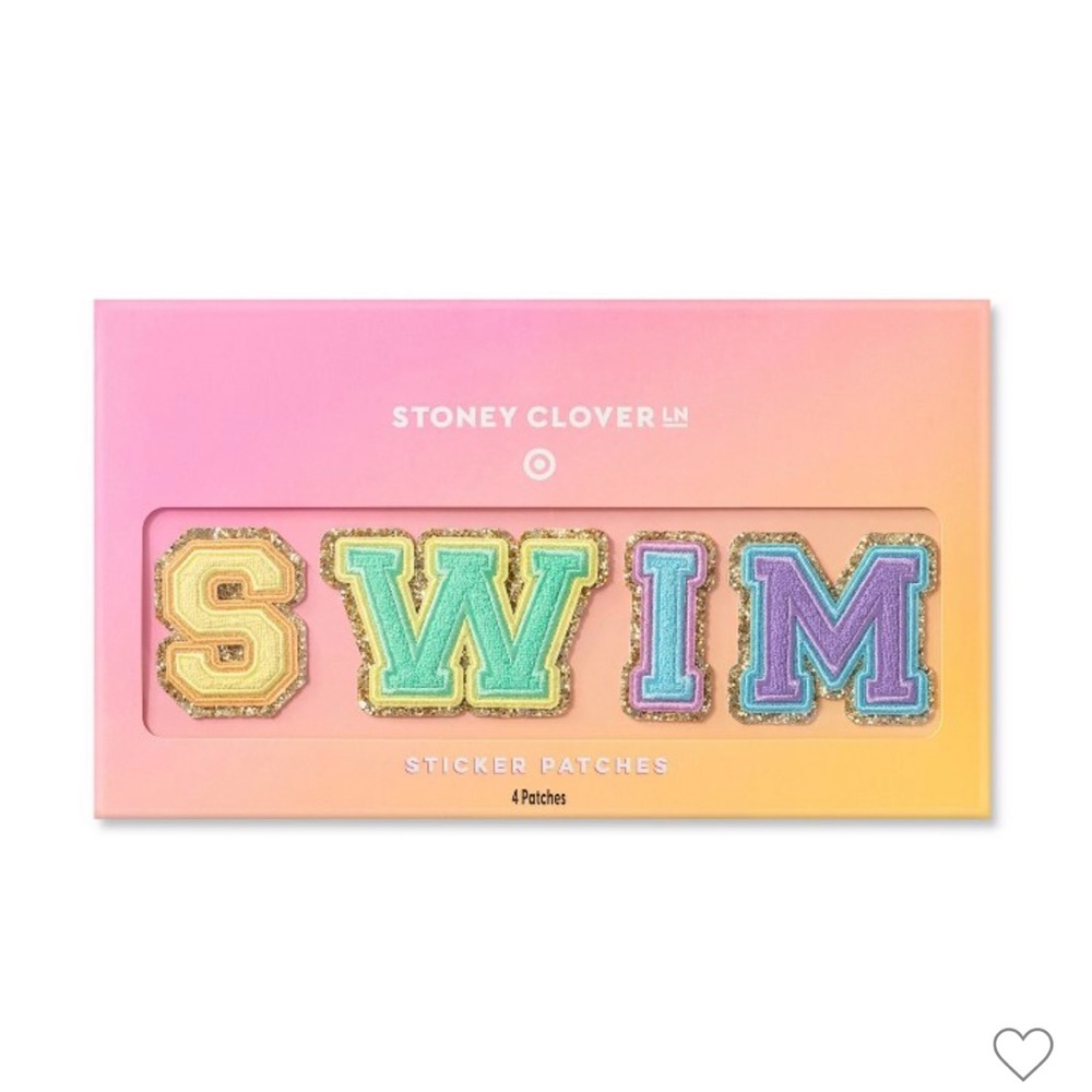 NWT Stoney Clover X Target SWIM Letters